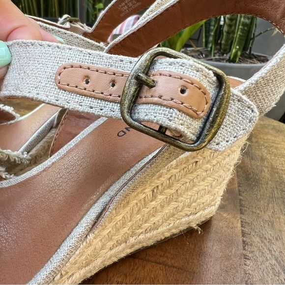 LUCKY BRAND Espadrille Sandal 🌺 beige 🌺 Mindra Marveiy 🌺 size 8/ 38.5 - Picture 4 of 9
